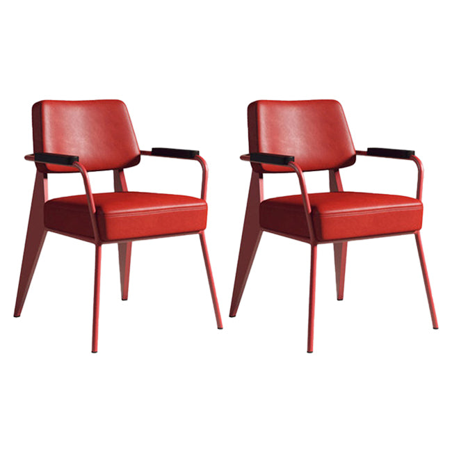 Chaise de salle à manger en métal de style industrie