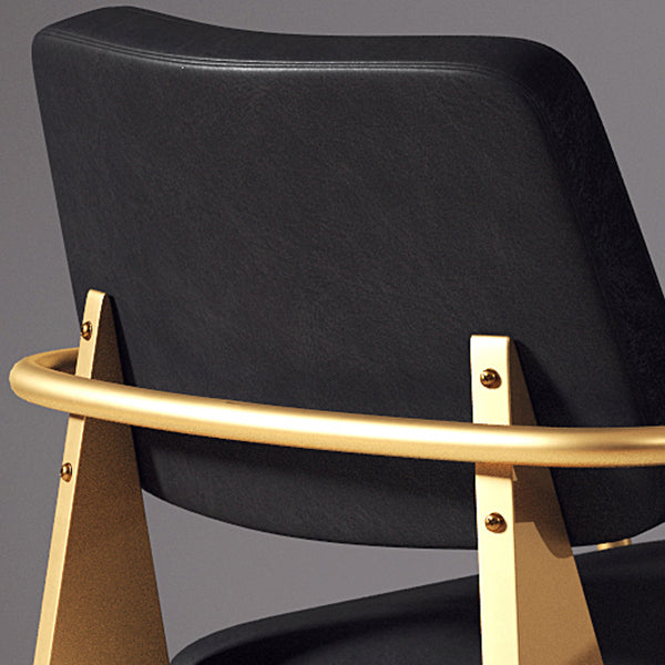 Chaise de salle à manger en métal de style industrie