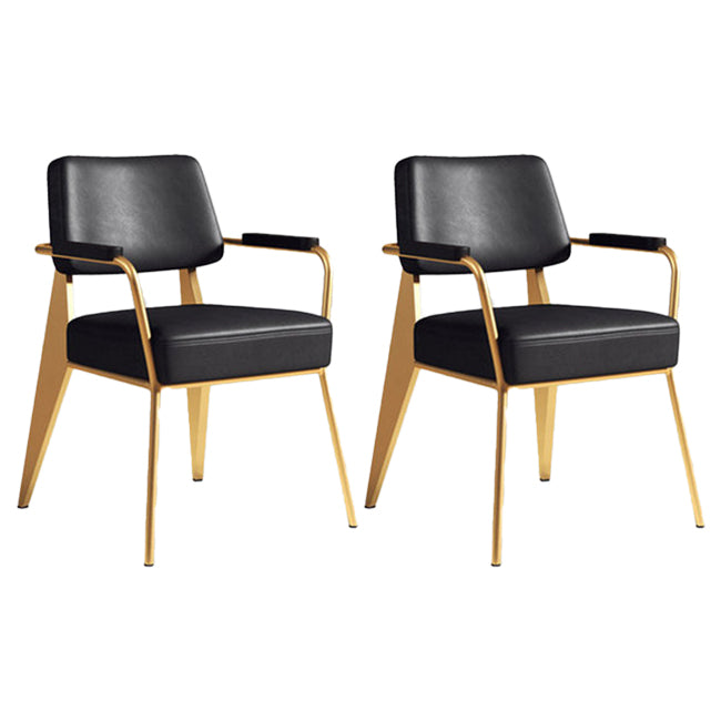 Chaise de salle à manger en métal de style industrie