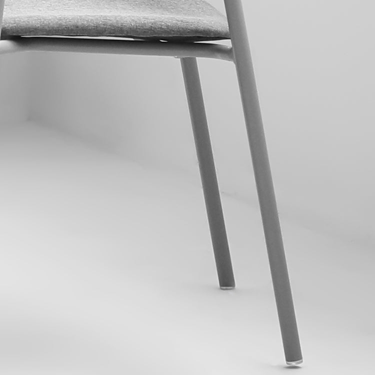 Finishale mate Scandinave Dining Arm Chaise Plastique Plastique Open Doss Dining Chaise