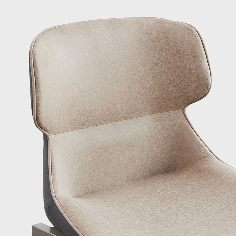 Silla de comedor de estilo moderno, silla auxiliar con brazo de comedor y respaldo de metal para cocina (juego de 2)