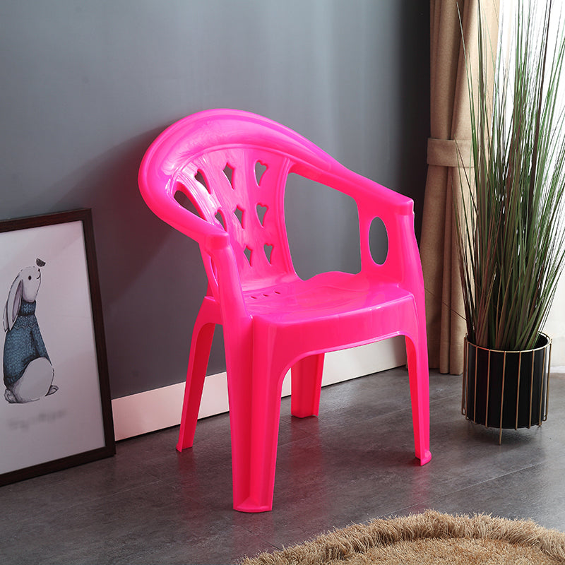 Chaises de salle à manger empilables contemporaines, chaise latérale de salle à manger en plastique pour usage domestique