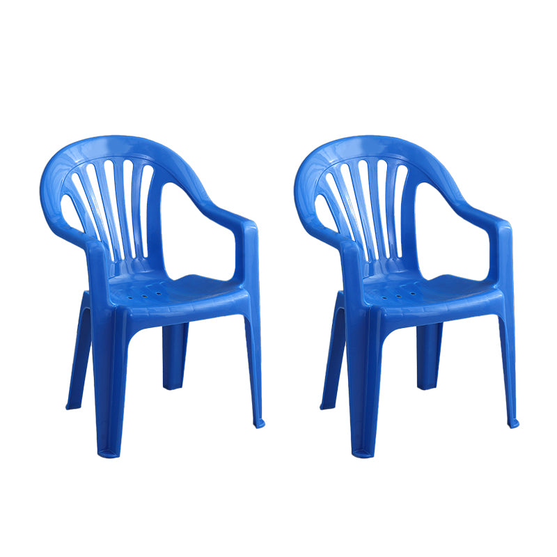 Silla lateral plegable de plástico contemporánea con respaldo Windsor para restaurante