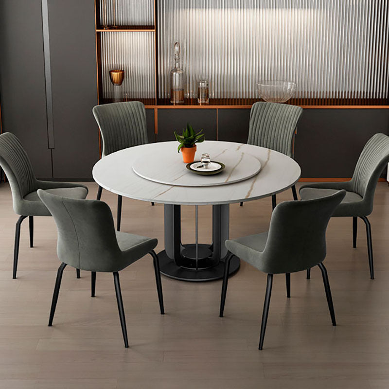 Sillas de comedor de metal de estilo moderno, sillas laterales de comedor sin brazos de cocina