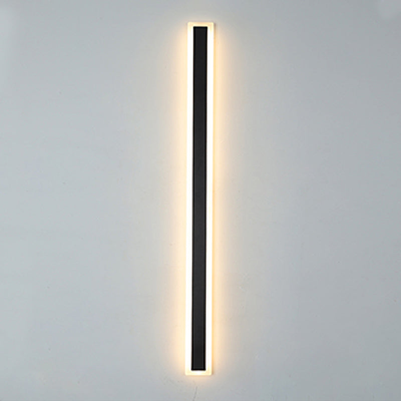Modern Style Linear Sconce Light Fixtures Metal 1 Light Wall Mounted Lighting