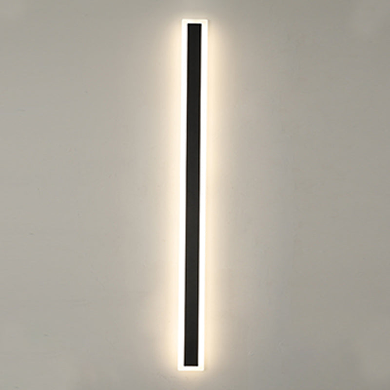 Modern Style Linear Sconce Light Fixtures Metal 1 Light Wall Mounted Lighting