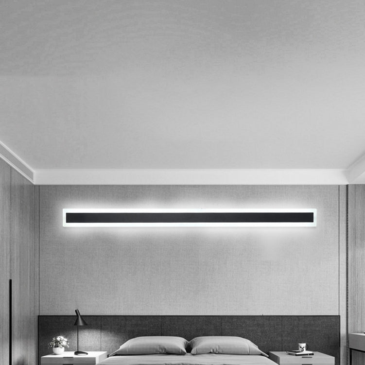 Modern Style Linear Sconce Light Fixtures Metal 1 Light Wall Mounted Lighting