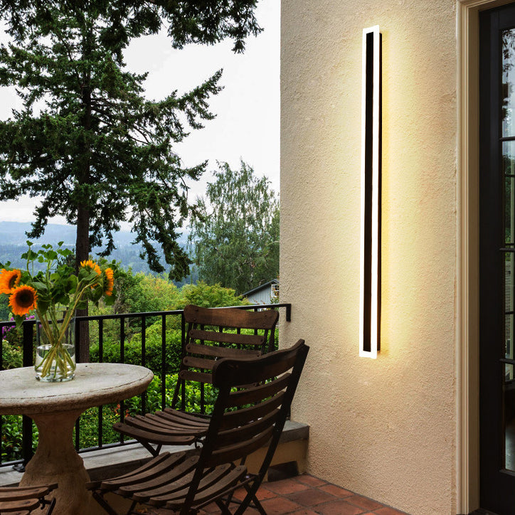 Modern Style Linear Sconce Light Fixtures Metal 1 Light Wall Mounted Lighting