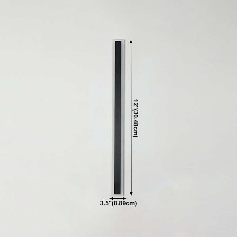 Modern Style Linear Sconce Light Fixtures Metal 1 Light Wall Mounted Lighting