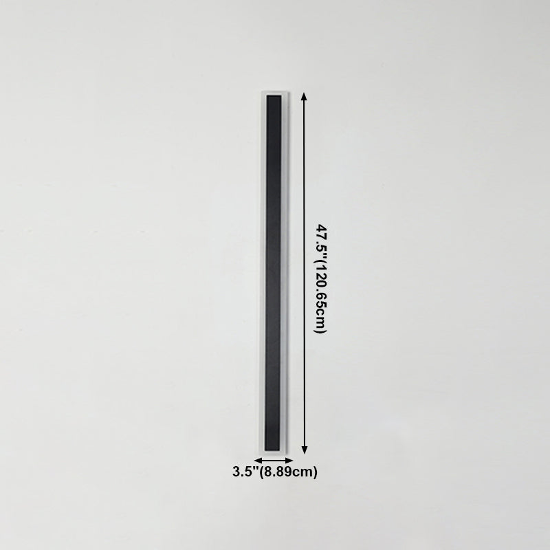 Modern Style Linear Sconce Light Fixtures Metal 1 Light Wall Mounted Lighting