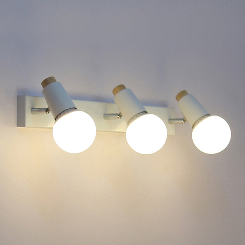 Plafonnier sur Rail en forme de cylindre, en fer moderne, 1 lumière, montage encastré pour magasin de vêtements