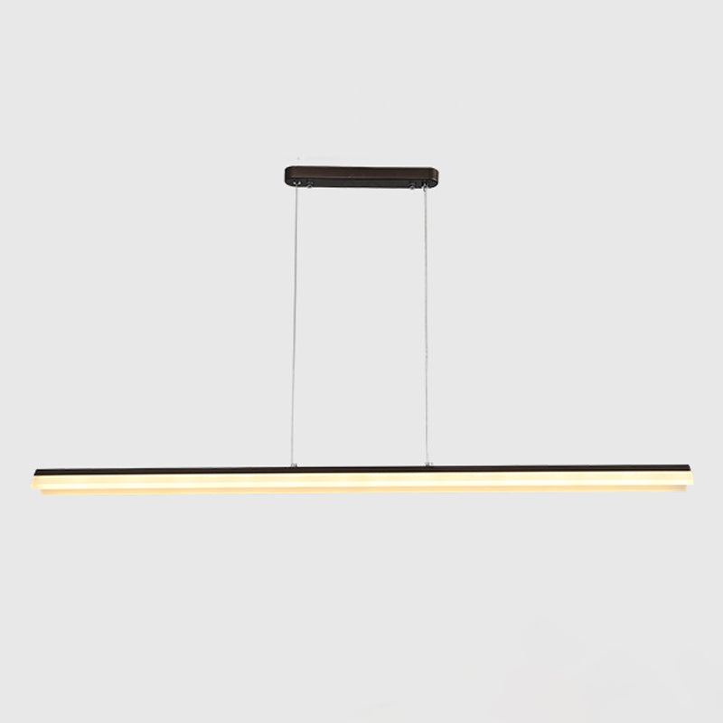 Modern Chandelier Linear Acrylic Island Chandelier Lights for Dining Room
