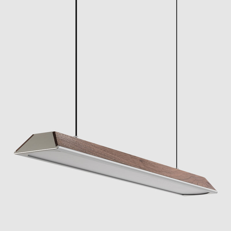 Geometry Shape Island Light Modern Style Metal 1 Light Lighting en marrón