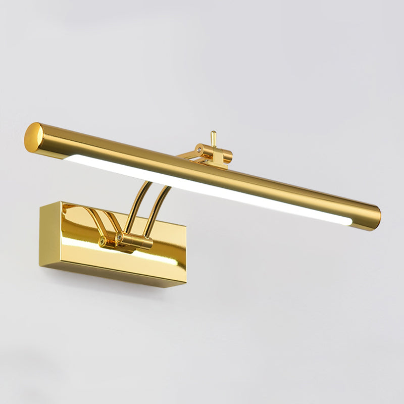 Luce da parete da parafuga lineare in metallo moderno a parete a 1 luci a parete lampada montata