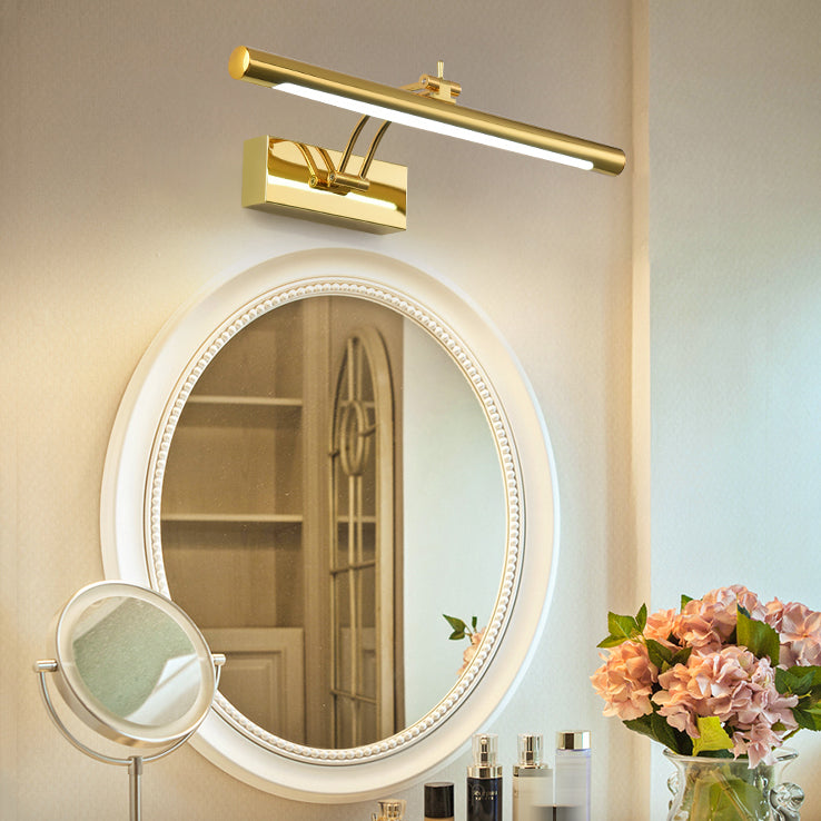 Murale linéaire en métal Lumière Miroir Miroir à 1 lumière moderne luminaire monté