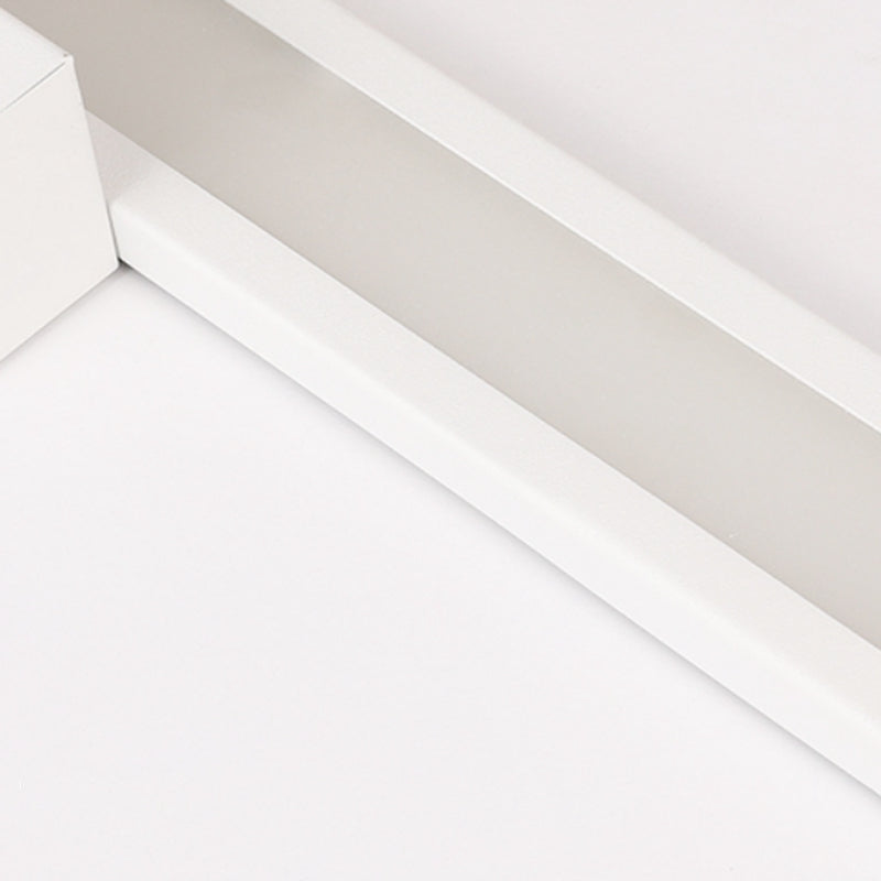 Murale linéaire en métal Lumière Miroir Miroir à 1 lumière moderne luminaire monté