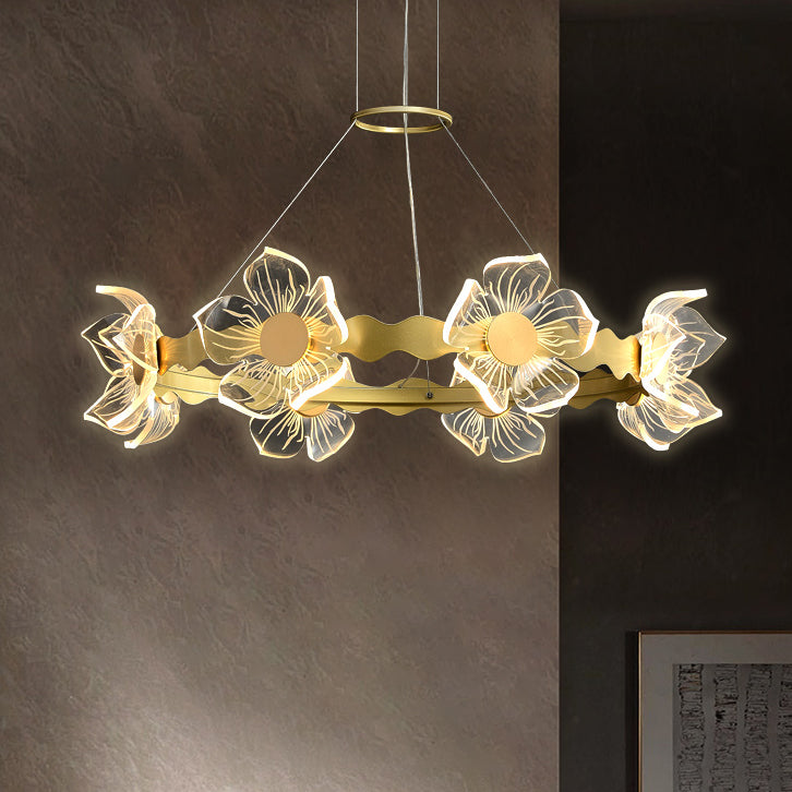 Eigentijds plafond hanglampje lichtglas hangend licht licht voor woonkamer