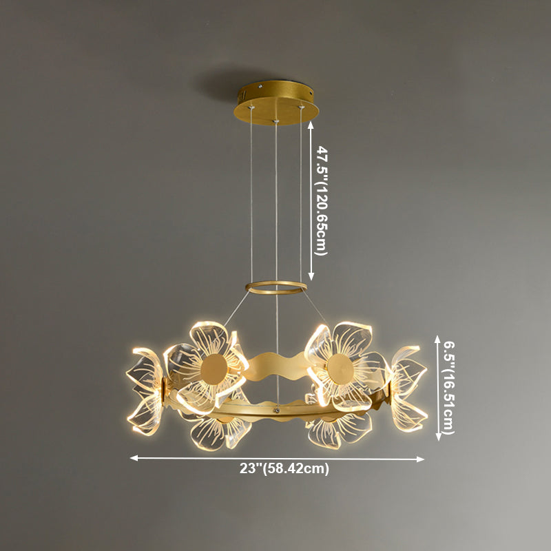 Contemporary  Ceiling Pendant Light Glass Hanging Pendant Light for Living Room