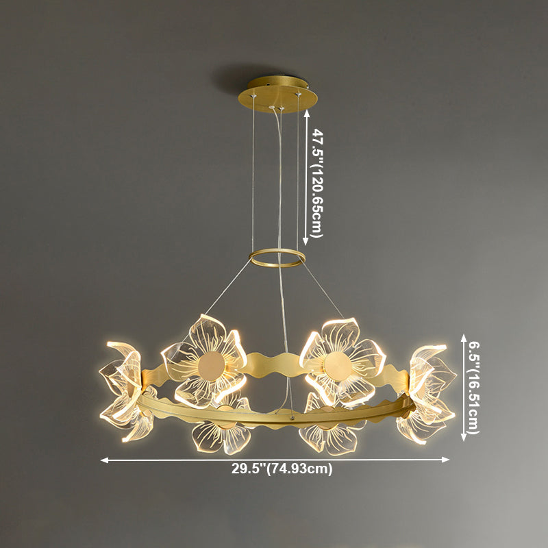 Eigentijds plafond hanglampje lichtglas hangend licht licht voor woonkamer