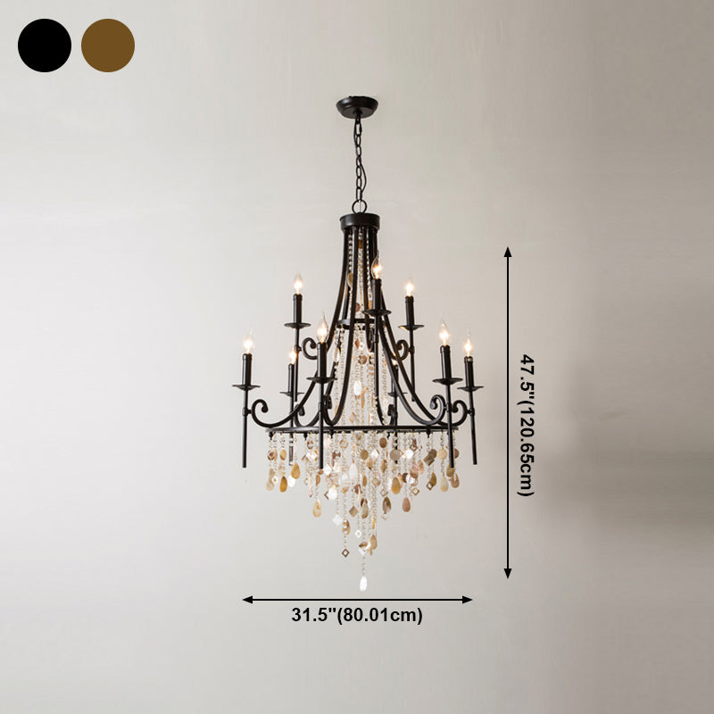 Lampadella a forma di candela americana Metal Multi Light Appeding Light per camera da letto