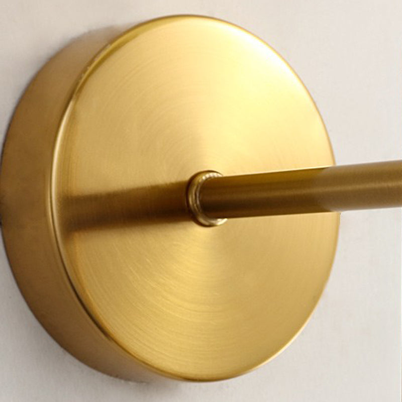 Contemporary 1 Head Wall Light Glass Shade Wall Sconce for Living Room