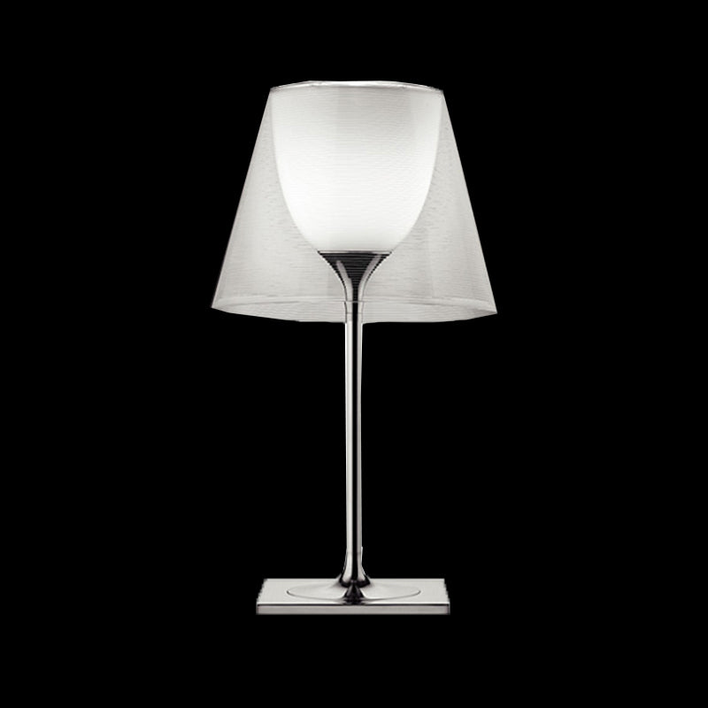 Noordse eenvoudige tafellamp moderne stijl glazen bureaulamp voor studeerkamer