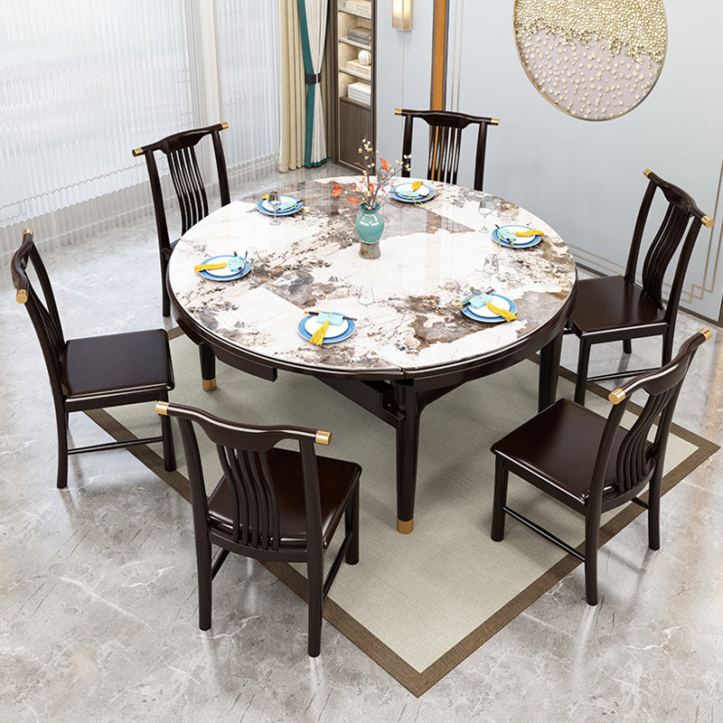 Glam Round Sintered Stone Table StrENDeerbare standaard eettafel voor keuken