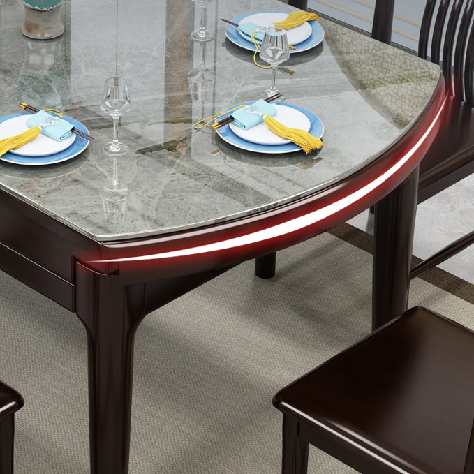 Glam Round Sintered Stone Table StrENDeerbare standaard eettafel voor keuken