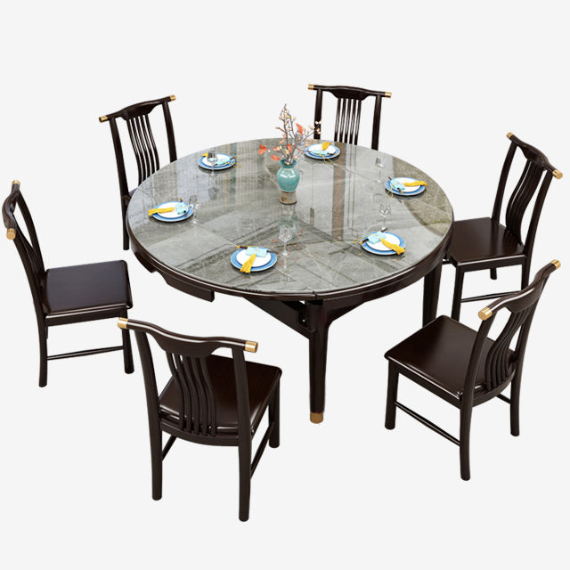 Glam Round Sintered Stone Table StrENDeerbare standaard eettafel voor keuken