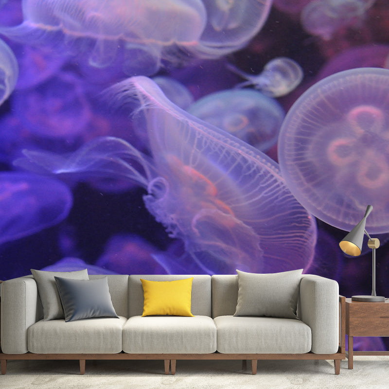 Creatures Mural Wallpaper Modern Bedroom Decoration, Custom Size Available