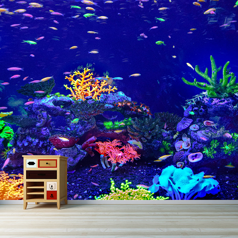 Tropical Creatures Removable Wall Mural for Sleeping Room Home Decor, Waterproofing