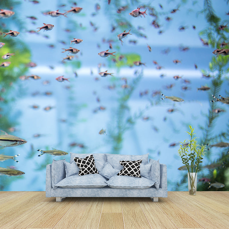 Tropical Creatures Removable Wall Mural for Sleeping Room Home Decor, Waterproofing