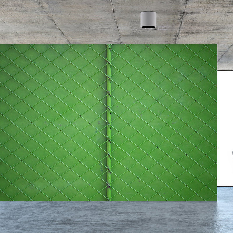 Industrial Style Fence Metal Mural for Dining Room, Personalized Size Available