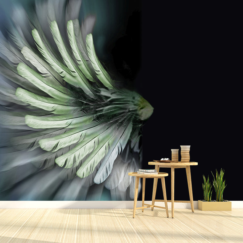 Feather Removable Wall Mural for Sitting Room, Customized Size Available