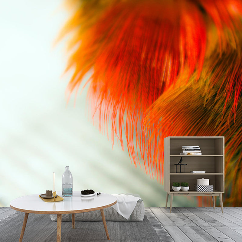 Feather Removable Wall Mural for Sitting Room, Customized Size Available