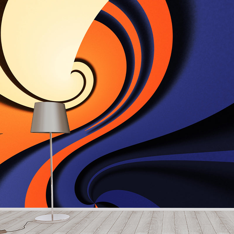 Mildew Resistant Abstract Pattern Mural Wallpaper Decorative Wall Art for Home