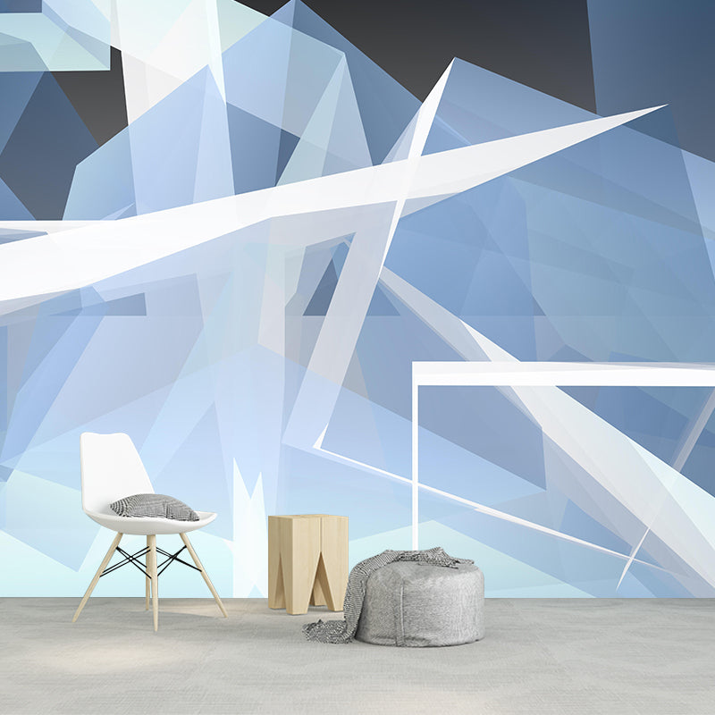 Mildew Resistant Abstract Pattern Mural Decorative Wall Covering for Room