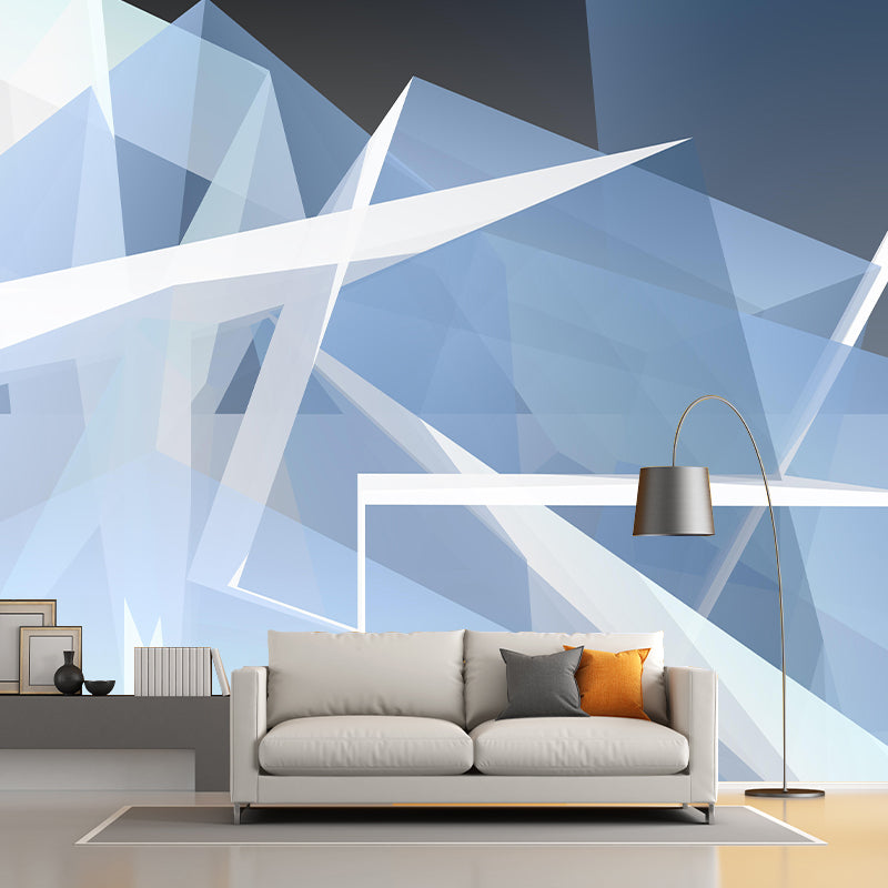 Mildew Resistant Abstract Pattern Mural Decorative Wall Covering for Room