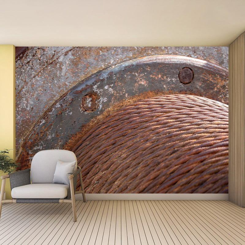 Customized Industrial Metal Mildew Resistant Mural Wallpaper Decorative Wall Covering