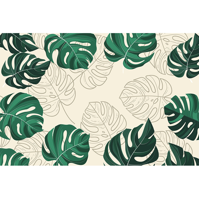 Tropical Plants Mural Wallpaper Decorative Wall Art for Decoration