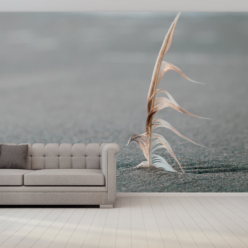 Mildew Resistant Bird Feather Mural Wallpaper Decorative Wall Art for Living Room