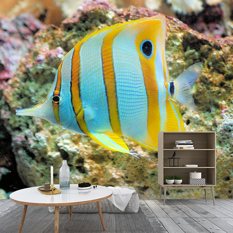 Underwater Pictures Mural Moisture Resistant Wall Decor for House Interior