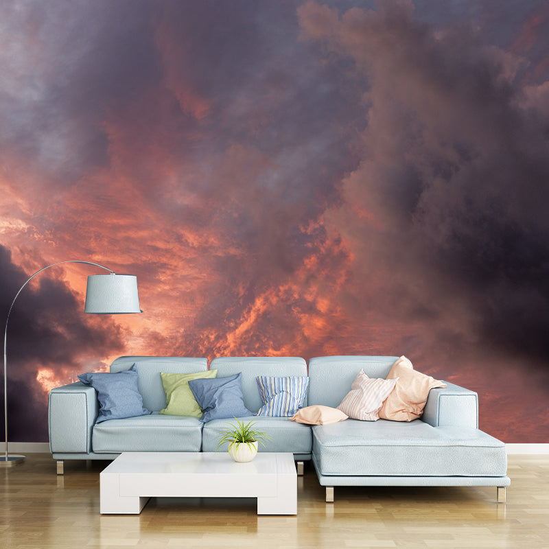 Beautiful Sky Mural Decal for Meeting Room Water Resistant, Custom Size
