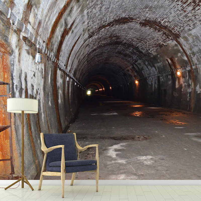 Space Extension Wall Mural Wallpaper Photography Style Mildew Resistant for Home