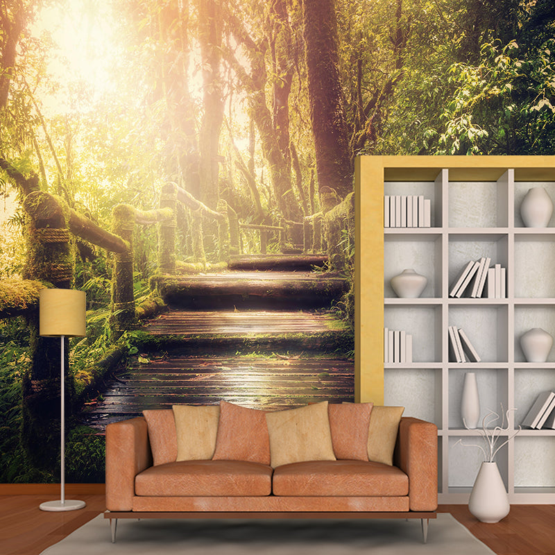 Space Extension Wall Mural Wallpaper Photography Mildew Resistant for Bedroom