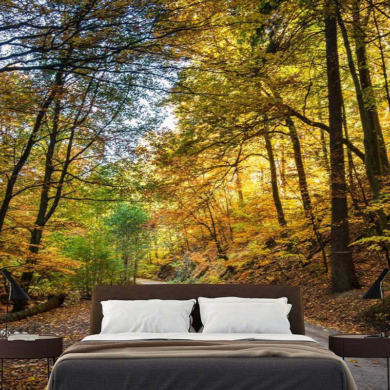 Space Extension Mural Wallpaper Photography Mildew Resistant for Living Room