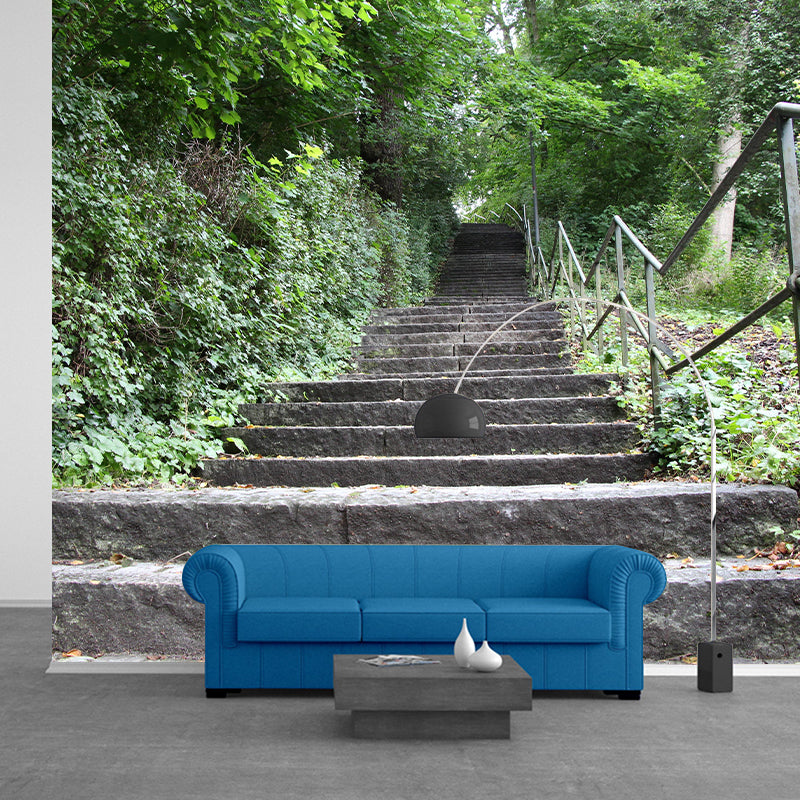 Space Extension Mural Wallpaper Photography Mildew Resistant for Living Room