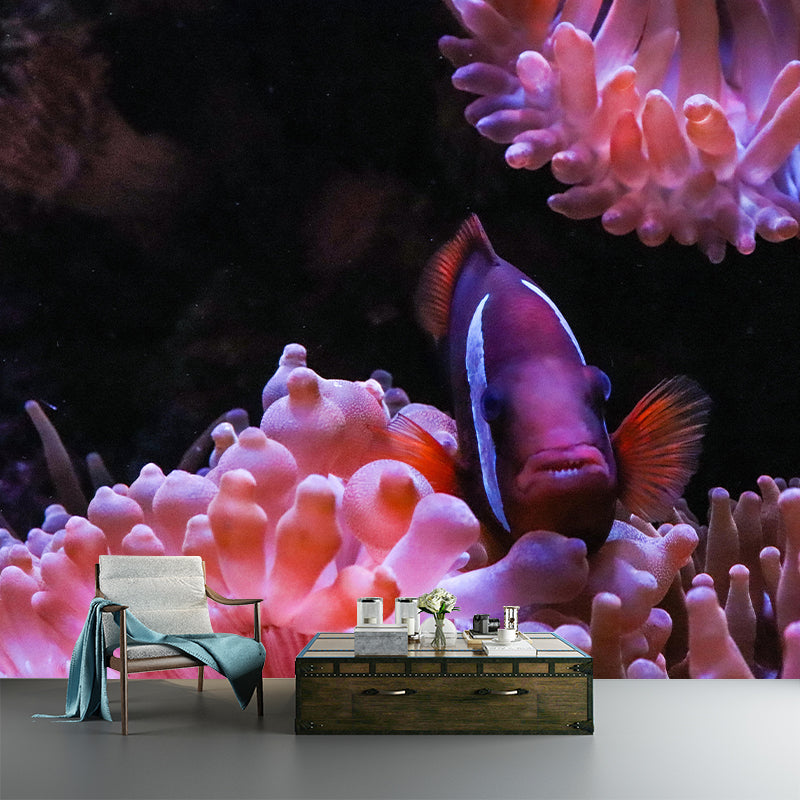 Tropical Beach Seabed Wallpaper Mural Mildew Resistant for Decoration