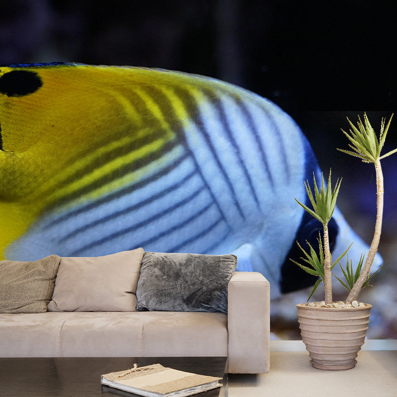 Seabed Wall Mural Wallpaper Tropical Beach Style Mildew Resistant for Living Room