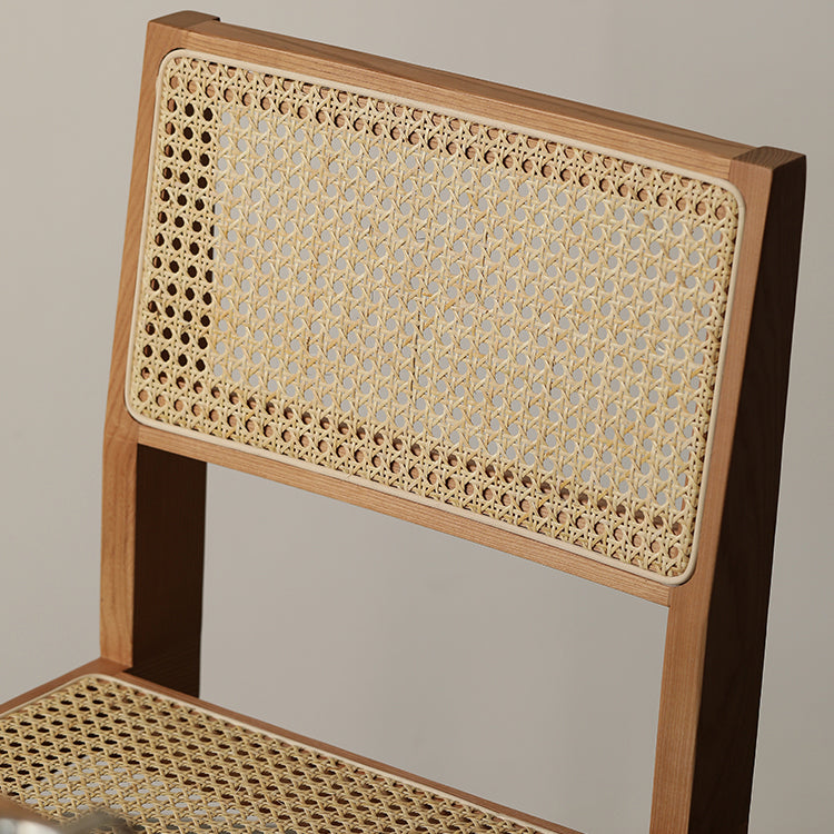 Sillas de comedor de estilo tradicional, silla lateral sin brazos de cocina con patas de madera